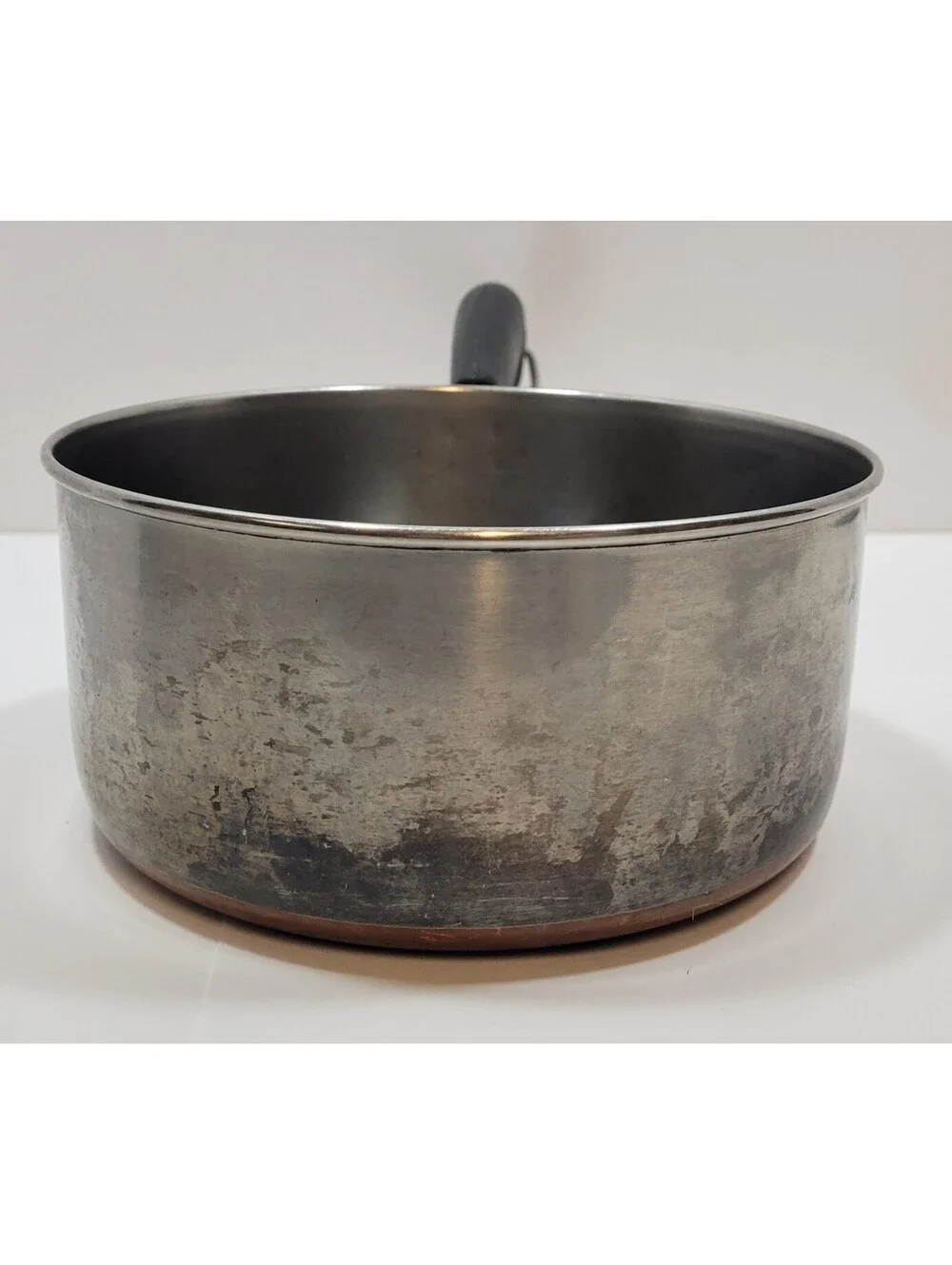 Vtg Revere Ware 2 Quart  Qt Copper Bottom Sauce Pan Pot Rome, NY USA *No Lid